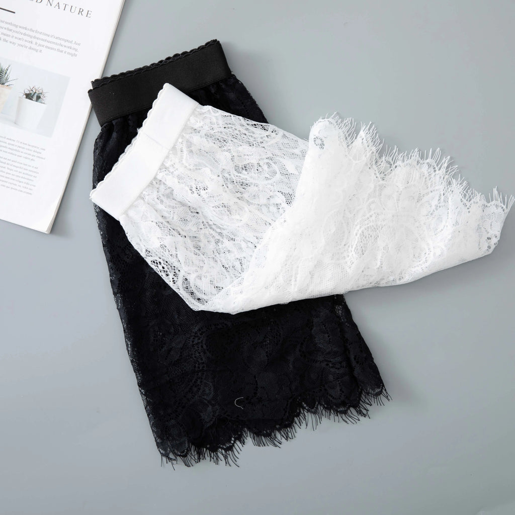 Sexy Mesh Lace Transparent Mini Tulle Skirt High Waist