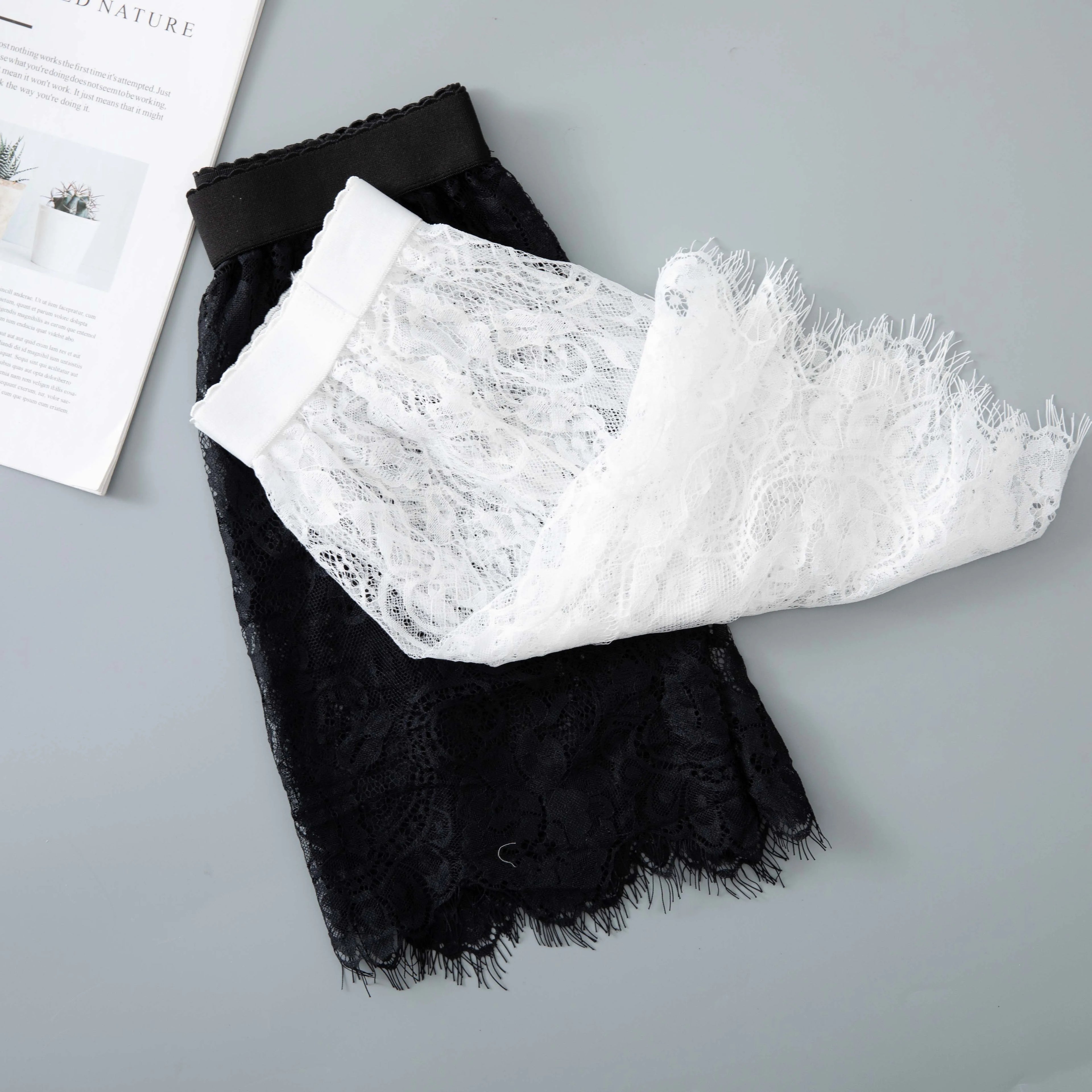 Sexy Mesh Lace Transparent Mini Tulle Skirt High Waist