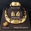 Italian Dubai Jewelry Sets for Women, High-Quality Necklace Earring Set Banquet Wedding Gift Jewellery Woman Luxury ﻿