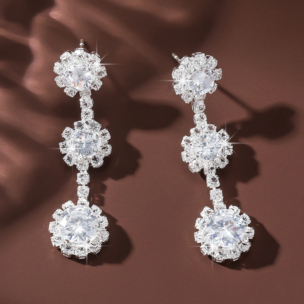 2PC Women's Fashion Trend DIY Pearl Petal Ball Earrings Outdoor Travel Carnival Banquet Party Holiday Dressing Gifts