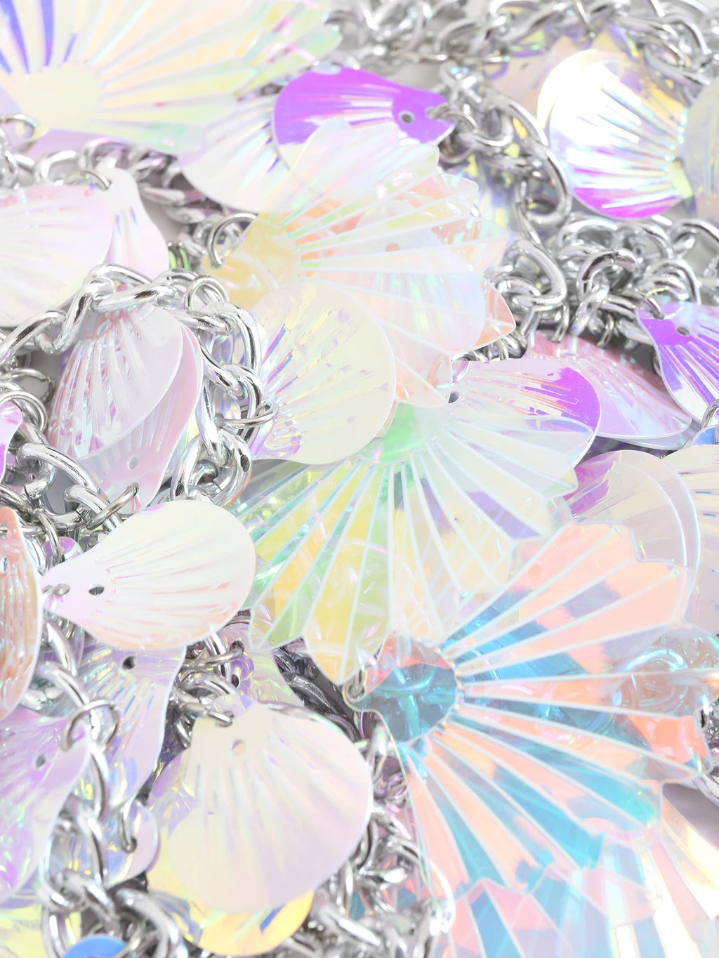 Sexy Mermaid Sequins Shell Bra Top Beach Bikinis Accessories New Summer Lingerie Hollow Out Chest Body Chain Outfit Party